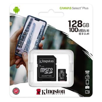 Kingston 金士頓 128GB microSDXC UHS-I U1 A1 V10 記憶卡 (SDCS2/128GB)