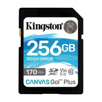 Kingston 金士頓 256GB SDXC UHS-I U3 V30 記憶卡 SDG3/256GB