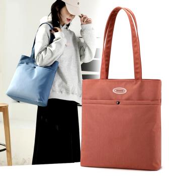 Acorn*橡果-韓系側肩包手提包托特包購物包防潑水包旅行包6908(磚紅)