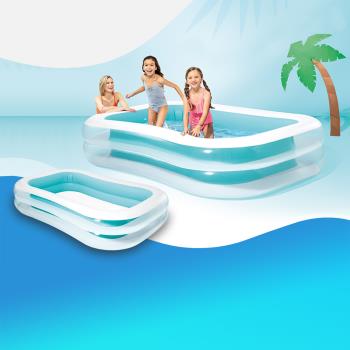 【INTEX】262CM家庭豪華水池(2+) 充氣游泳池 家庭游泳池 - VENCEDOR