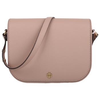 TORY BURCH -Emerson小雙T防刮PVC斜背包(嫩粉)小