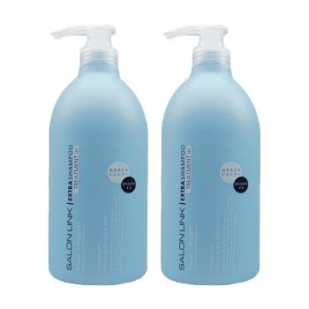 【日本熊野】沙龍級無矽靈 洗潤雙效合一洗髮精 - 淺藍色（1000ml）x2瓶