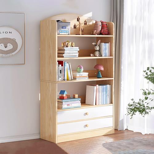 【HappyLife】實用儲物書櫃 雙抽款80公分 Y10365