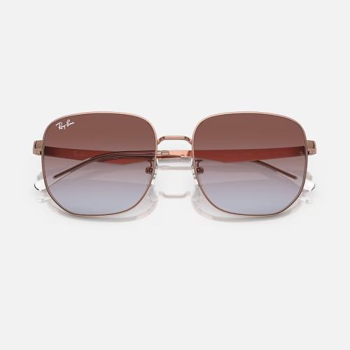 RayBan 雷朋】方框金屬太陽眼鏡(RB3713D-9202I8 57mm)|Rayban雷朋