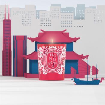 限定【Diptyque】城市蠟燭 香氛蠟燭 蠟燭 190g 香港 花香 香草