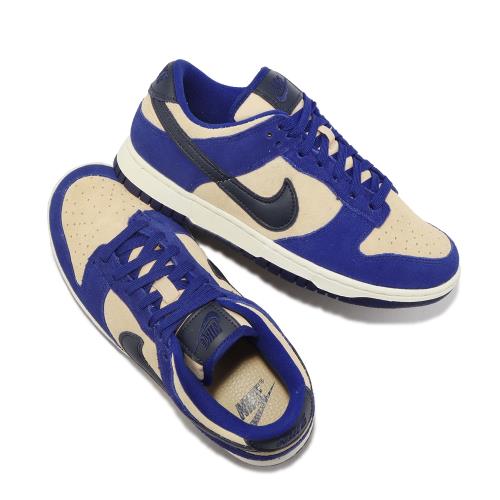 Nike Wmns Dunk Low LX 女鞋男鞋藍卡其麂皮Blue Suede 休閒鞋DV7411