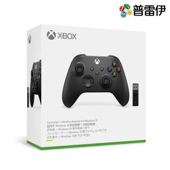 【普雷伊】【Xbox】Xbox 無線控制器 黑色 + Windows10專用無線介面卡 免運費