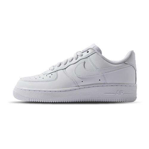 Nike 休閒鞋 Air Force 1 07 經典 全白 AF1 簡約 皮革 女鞋 DD8959-100