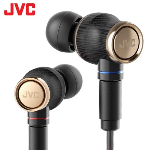 福利品出清) JVC HA-FW1800 Wood系列Hi-Res入耳式耳機木質振膜耳機