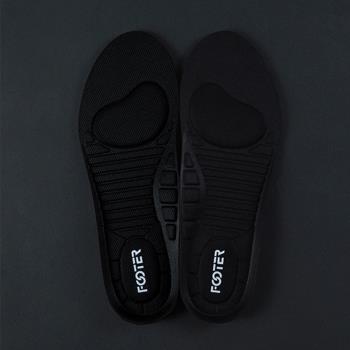 【Footer除臭襪】旋壓抗引機能鞋墊(PF02M/L/XL-黑)