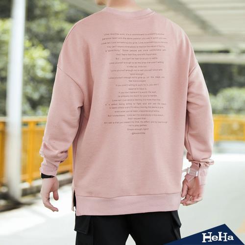 【HeHa】現貨 Never doubt your instnct圓領潮流長T 二色