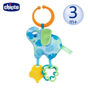 chicco-ECO+可吊掛安撫固齒器-散步大象