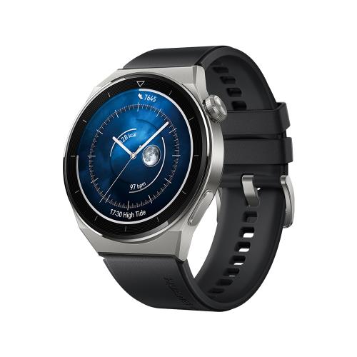 送好禮)HUAWEI 華為WATCH GT 3 Pro 46mm GPS 運動健康藍牙智慧手錶曜石