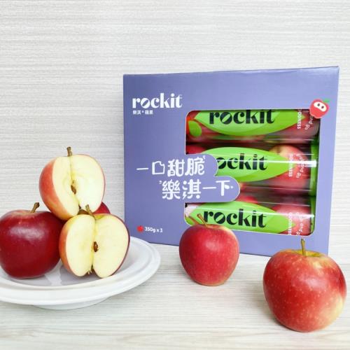  【FruitGo 馥果】紐西蘭 樂淇蘋果 ROCKIT 6管禮盒/每管4-5顆