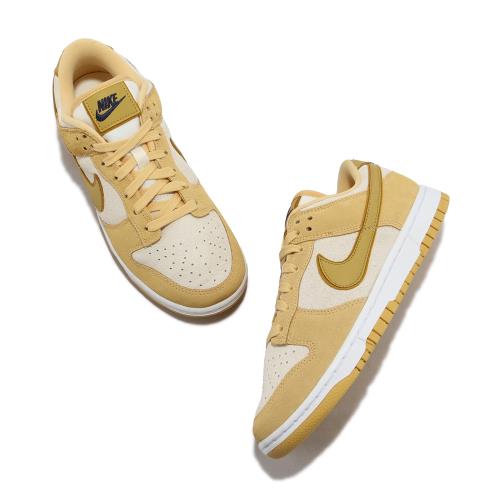 Nike Wmns Dunk Low 女鞋黃布丁狗麂皮休閒鞋Celestial Gold DV7411-200