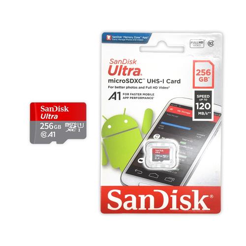 SanDisk晟碟256GB Ultra micro SDXC C10記憶卡150MB/s(SDSQUA4-256G