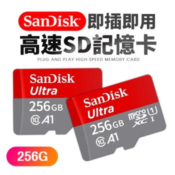 SanDisk晟碟256GB Ultra micro SDXC C10記憶卡150MB/s(SDSQUA4-256G-GN6MN)