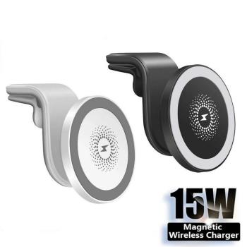 2022 15W Magnetic Car Wireless Charger Holder for magsafe Se