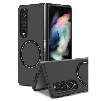 適用三星W23手機殼galaxy Z FOLD4折疊屏透明殼magsafe磁吸無線充保護套全包防摔新款F9360矽膠軟超薄車載殼3