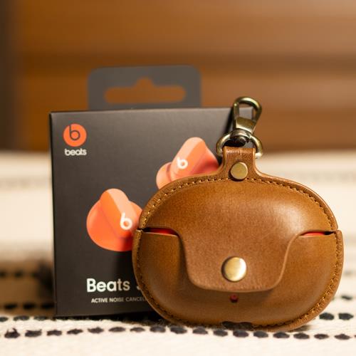 適用Beats魔音beatsstudio buds保護套耳機套真皮無線藍牙保護殼