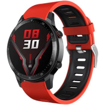 努比亞紅魔智能手表表帶SW2102運動手環腕帶防水柔軟硅膠替換帶