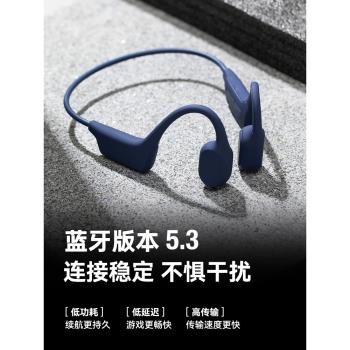 適用索尼骨傳導藍牙耳機不入耳氣傳感無線運動型跑步掛耳防水新款
