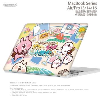 KKXCAS卡娜赫拉卡通日單可愛筆記本電腦保護殼原創適用蘋果MACBOOK M3air13Pro14保護套M215.3寸新款PRO14 16