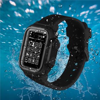 適用蘋果手錶apple watch2/3/4代防水防摔保護殼 iwatch5/6se表帶