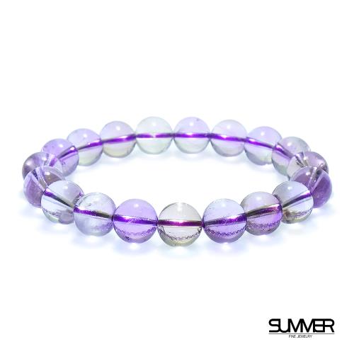 【SUMMER 寶石】紫黃晶手珠10mm隨機出貨(智慧招財 )