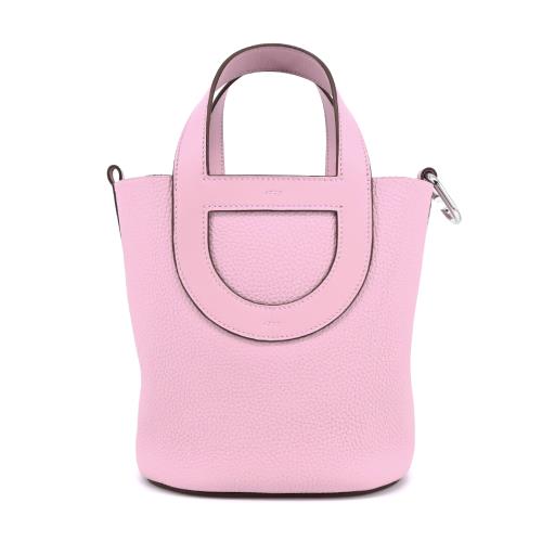 Hermes 愛馬仕 In The Loop 18cm TC/SW牛皮手提包(X9錦葵紫/B刻/銀釦)