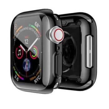適用apple watch保護殼s7全包電鍍TPU蘋果手表iwatch6/4/3/5/SE/7軟硅膠透明s6/s5保護套45/42/41mm智能配件