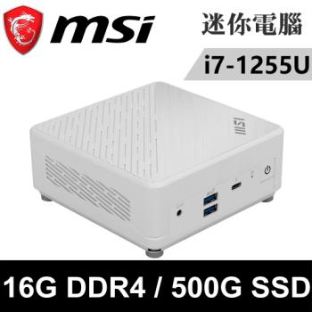 微星 Cubi 5 12M-043BTW-SP2 白(i7-1255U/16G DDR4/500G PCIE)特仕版