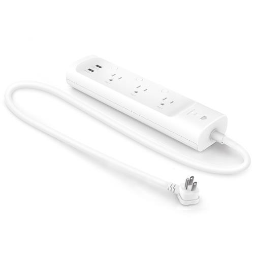 TP-Link Kasa KP303 智慧型 Wi-Fi 電源延長線 / 3開3插+2 USB 座 / 支援無線 / 手機app 遠端排程電子產品