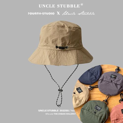 PinUpin (超值2入)登山防水防曬速乾收納漁夫帽 登山帽 遮陽帽(多色選擇)