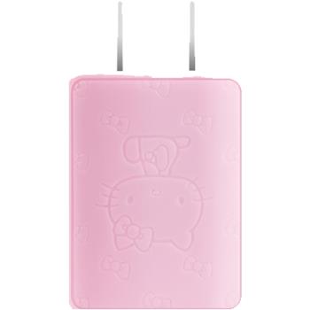 HELLO KITTY/凱蒂貓充電器充電頭2A雙USB可愛卡適用蘋果快充插頭