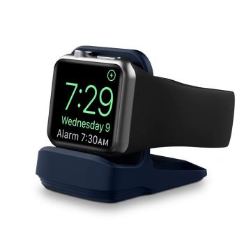 適用Apple Watch678充電支架SE蘋果手表2345床頭桌面收納底座硅膠