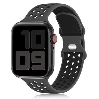適用apple watch8蘋果ultra手表s7表帶iwatch7/6/5/se/4/3代s5/s6硅膠s8手表帶男女款運動s4替換帶s3智能配件