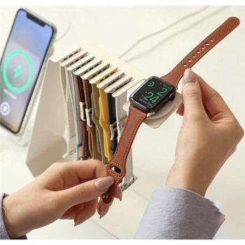 適用於蘋果手機及表帶支架 Apple watch表帶收納架可接數據線