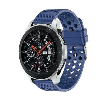 三星Gear S3運動智能手表Galaxy watch3 SM-R800表帶硅膠腕帶22mm