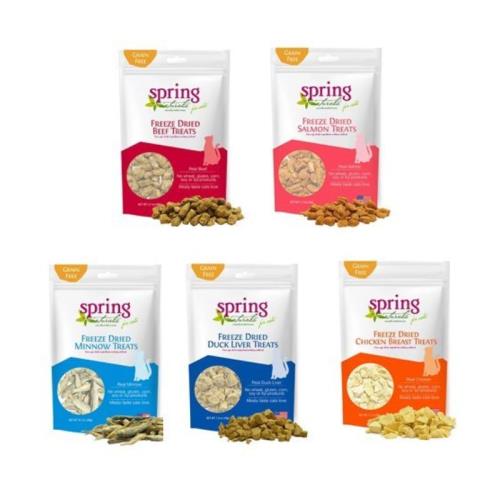 美國Spring Natural曙光無穀冷凍生食點心 20-60g 全年齡全品種貓