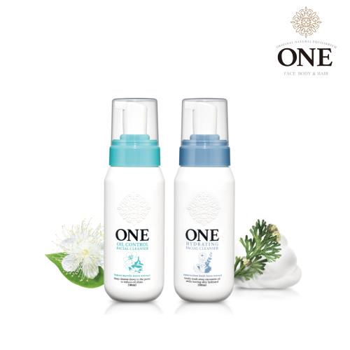 ONE 全面淨化洗顏慕斯180ml(控油/保濕)
