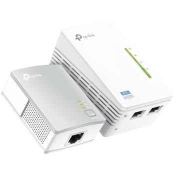 TP-LINK TL-WPA4220KIT (雙包組) 300Mbps+ AV500 Wi-Fi 電力線網路橋接器