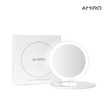 【AMIRO】LED燈 隨身化妝鏡 美妝鏡/化妝鏡/LED鏡/led智慧觸控化妝 鏡/環形補光化妝鏡/補妝鏡/美容鏡燈