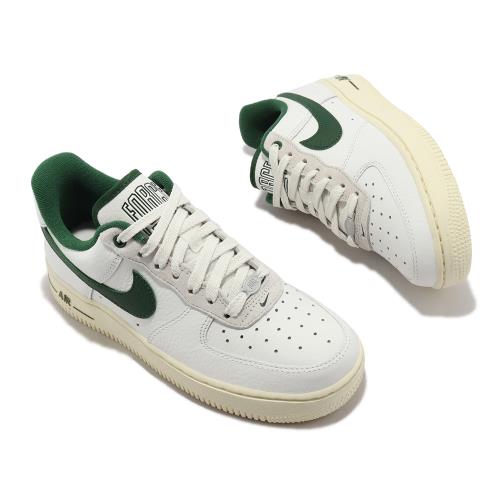 Nike 休閒鞋Wmns Air Force 1 07 LX 女鞋白綠AF1 復古奶油底DR0148-102
