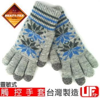 【UF72】UF6902女-灰色/HEAT1-TEX防風內長毛保暖觸控手套