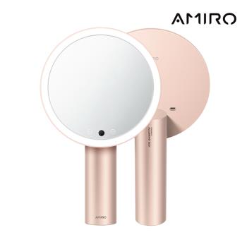 【AMIRO】 Oath自動感光LED化妝鏡-綺夢花園禮盒-薄霧粉 2023新色上市 /美妝鏡/化妝鏡/LED鏡/led智慧觸控化妝鏡/補妝鏡/美容鏡