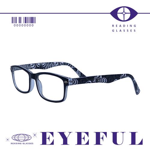 【EYEFUL】台灣出貨老花眼鏡 轉印圖案 輕量化彈簧腳設計輕鬆開關好配戴
