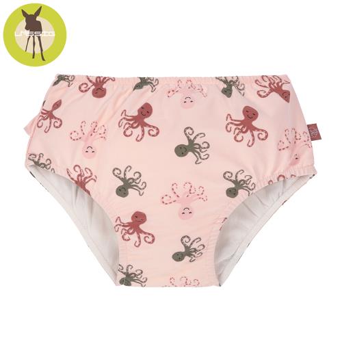 德國LASSIG-嬰幼兒抗UV游泳尿布褲-粉藕章魚