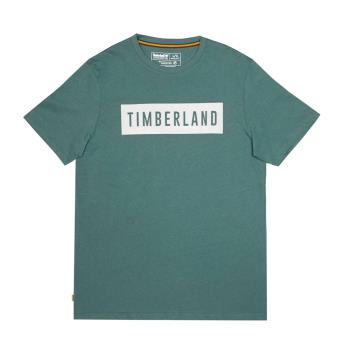 任-Timberland 男款煙松綠有機棉短袖T恤A43H2J74