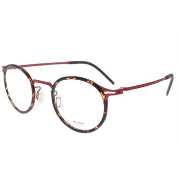 【VYCOZ】DURRA 9系列 光學眼鏡鏡框 DR9003 RED-H 複合式鏡框 橢圓鏡框 紅/琥珀 47mm